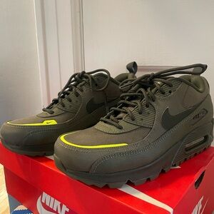 Nike Air Max 90 Black with Neon Yellow Accents